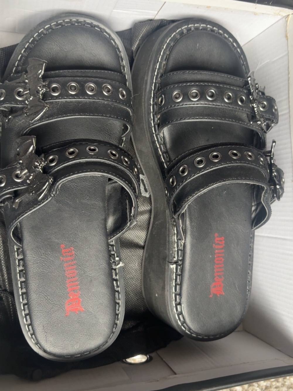 Demonia Black Platform mary 100 size 9 women’s